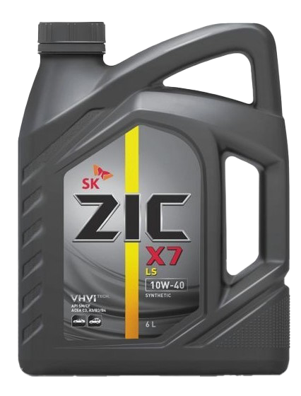 Моторное масло ZIC X7 LS 10W-40, 6л